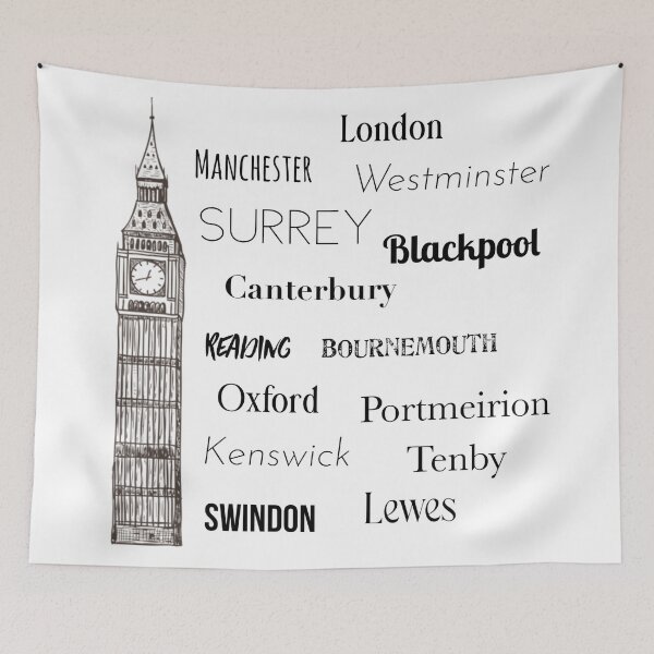 Item preview, English Towns designed and sold by FunandWhimsy.