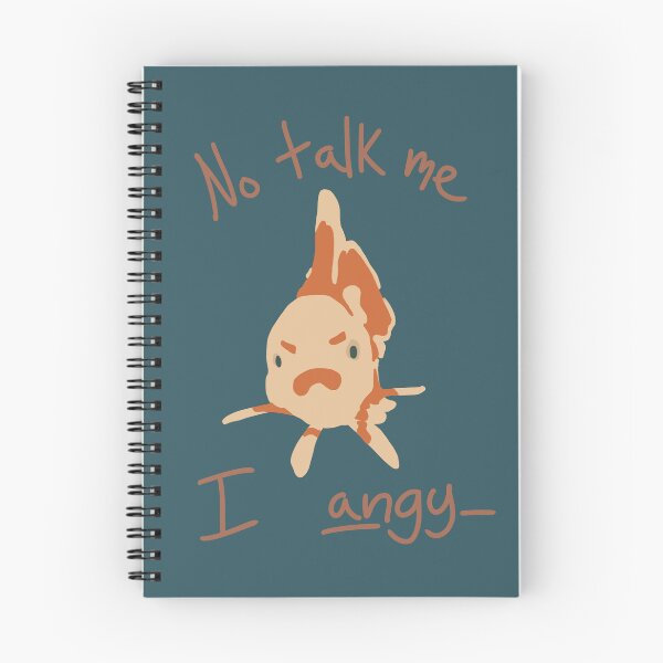 Item preview, No Talk Me I Angy - Goldfish designed and sold by 3separateteas.