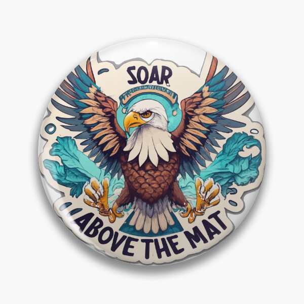 Item preview, Soar Above the Mat - Wrestling Eagle Watercolor designed and sold by NiftyWrx.