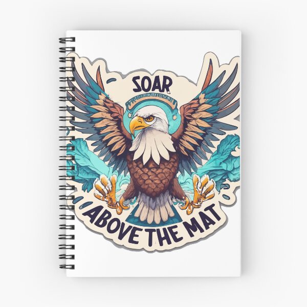 Item preview, Soar Above the Mat - Wrestling Eagle Watercolor designed and sold by NiftyWrx.