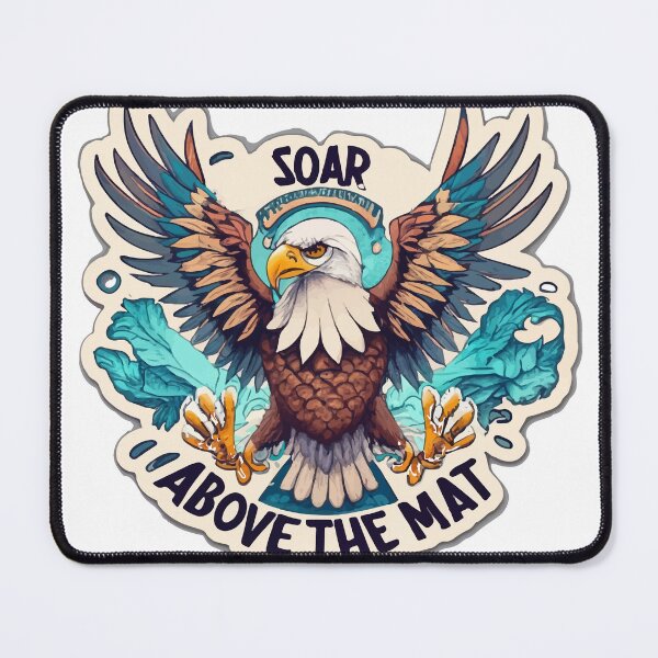 Item preview, Soar Above the Mat - Wrestling Eagle Watercolor designed and sold by NiftyWrx.