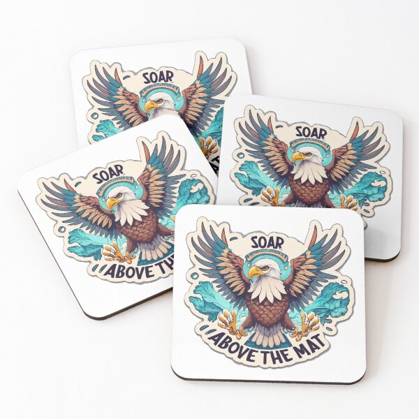 Item preview, Soar Above the Mat - Wrestling Eagle Watercolor designed and sold by NiftyWrx.