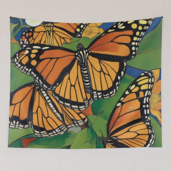 Item preview, Mariposas Monarca Pintura Inspirada por Paul Gauguin designed and sold by retrographics.