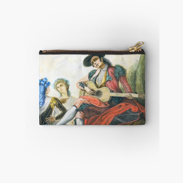 Item preview, The Guitar Player - Color Pencil Study of Ramon Bayeu's Painting designed and sold by Anjuna Sainath.