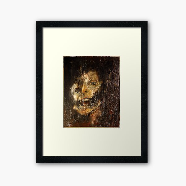 portrait of the king Framed Art Print