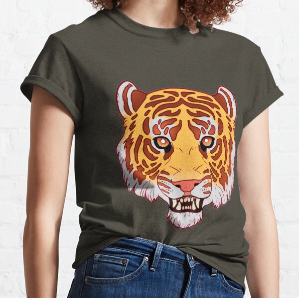 Shiny tiger print shirt Clearance