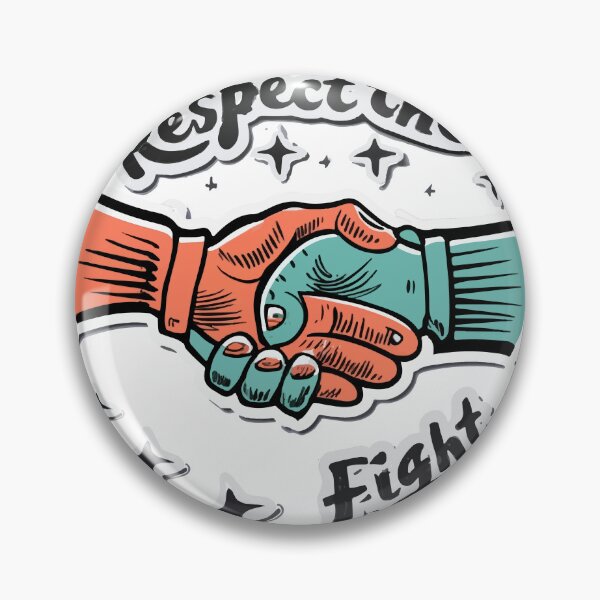 Item preview, Retro Wrestler's Handshake - Respect the Fight designed and sold by NiftyWrx.