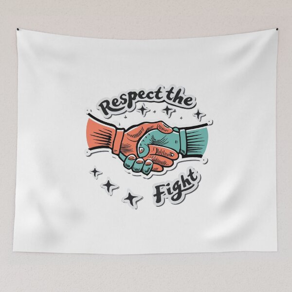 Item preview, Retro Wrestler's Handshake - Respect the Fight designed and sold by NiftyWrx.