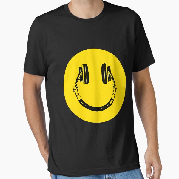 Item preview, Acid-House Headphones Smiley Dj designed and sold by LariEskelinen.