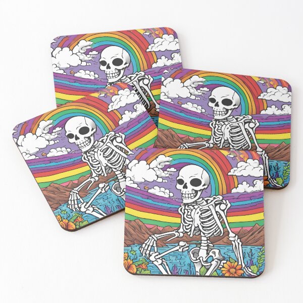 Item preview, Skeleton Rainbow Garden designed and sold by Ashley's Art Shoppe.