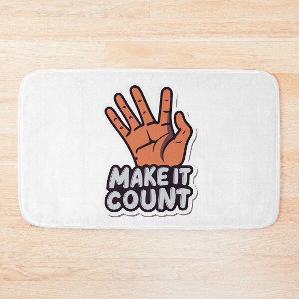 Item preview, Make It Count - Wrestling Referee Hand Countdown designed and sold by NiftyWrx.