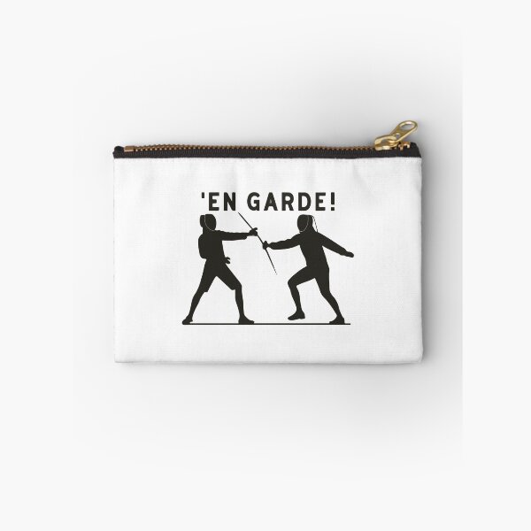 Item preview, Fencers Duel Silhouette - 'En Garde!' Quote designed and sold by NiftyWrx.