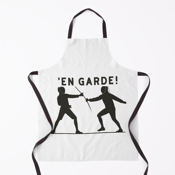 Item preview, Fencers Duel Silhouette - 'En Garde!' Quote designed and sold by NiftyWrx.