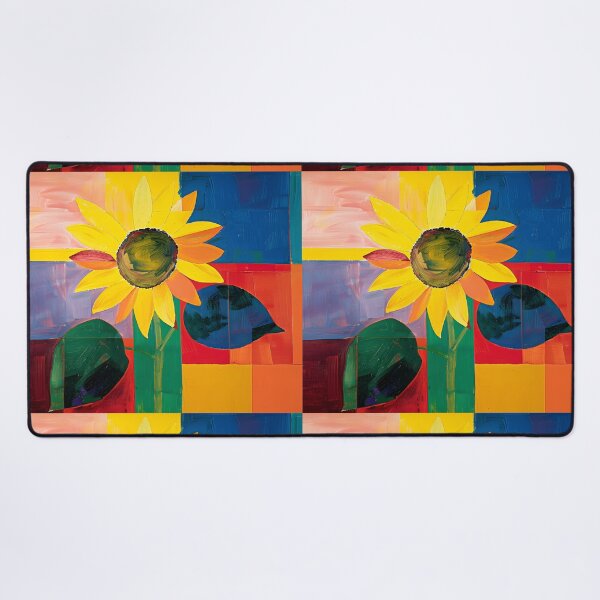 Item preview, Sunflower Serenade - Embracing Happiness and Harmony in Bauhaus Brilliance designed and sold by OlfactoART Studio.