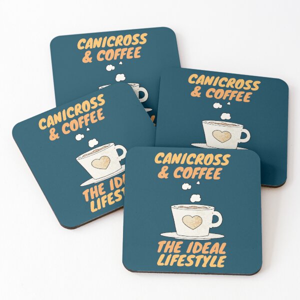 Item preview, canicross and coffee lifestyle designed and sold by ForestVintag.