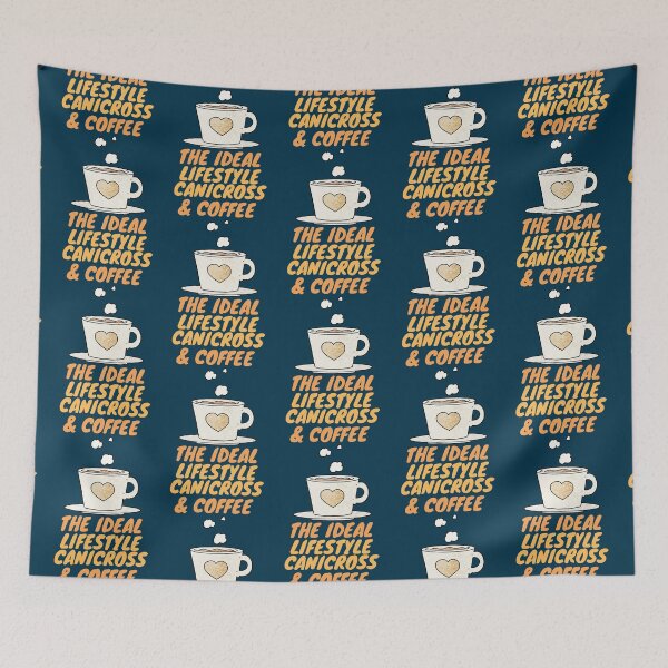 Item preview, canicross and coffee lifestyle designed and sold by ForestVintag.