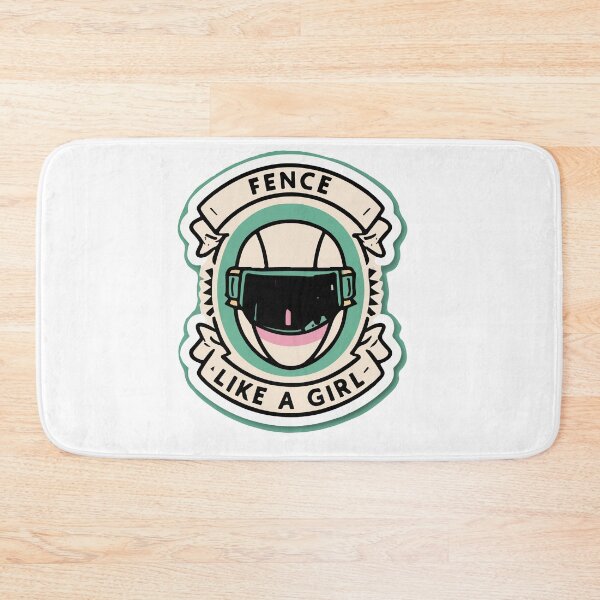 Item preview, Fence Like a Girl - Fencing Mask Empowerment designed and sold by NiftyWrx.