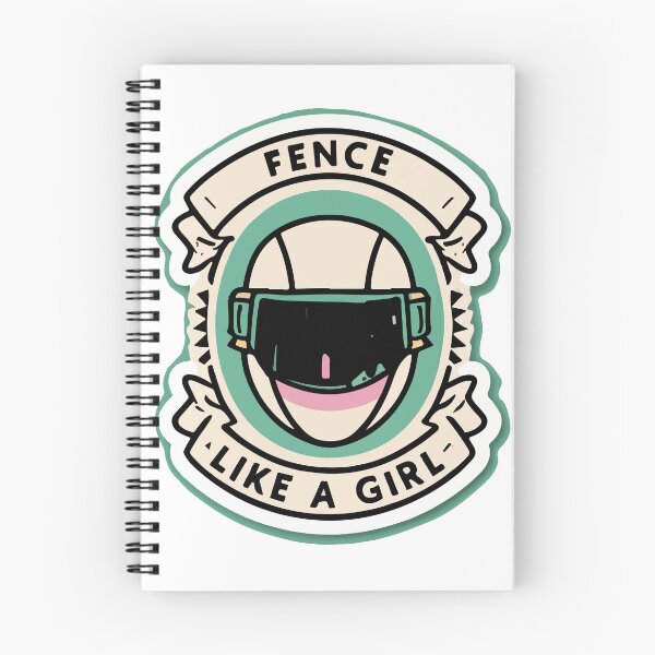 Item preview, Fence Like a Girl - Fencing Mask Empowerment designed and sold by NiftyWrx.