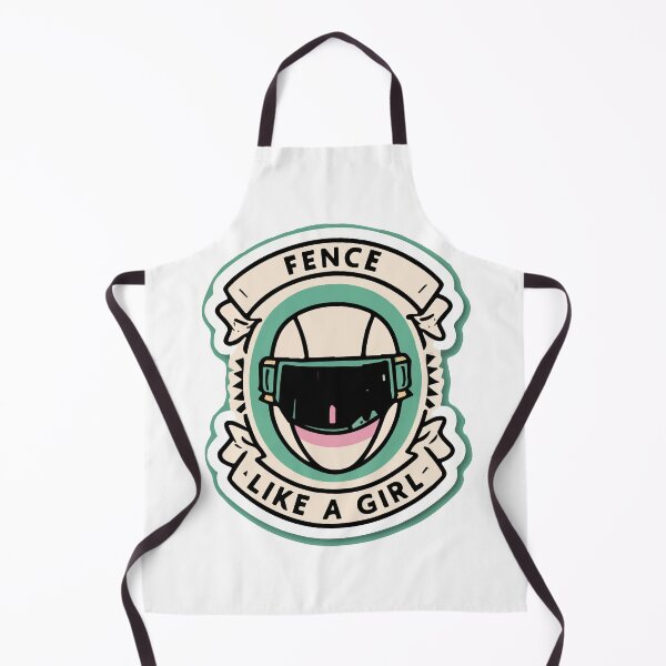Item preview, Fence Like a Girl - Fencing Mask Empowerment designed and sold by NiftyWrx.