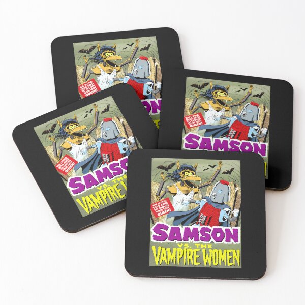 Item preview, Mystery Science Promotional Artwork - Sampson vs the Vampire Women  designed and sold by Sheriecetanicka.