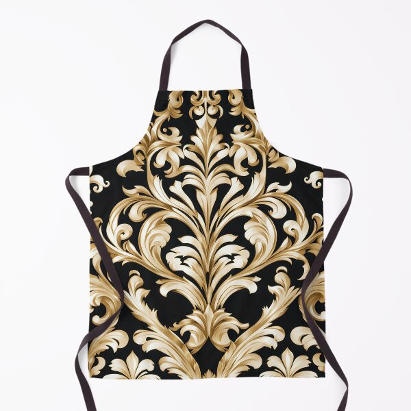 Item preview, Damask gold pattern tee design designed and sold by NOON tee gallery.