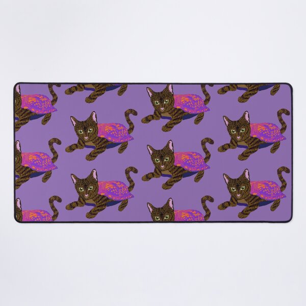 Item preview, Striped Box Turtle-Cat designed and sold by EarlyBirdEva.