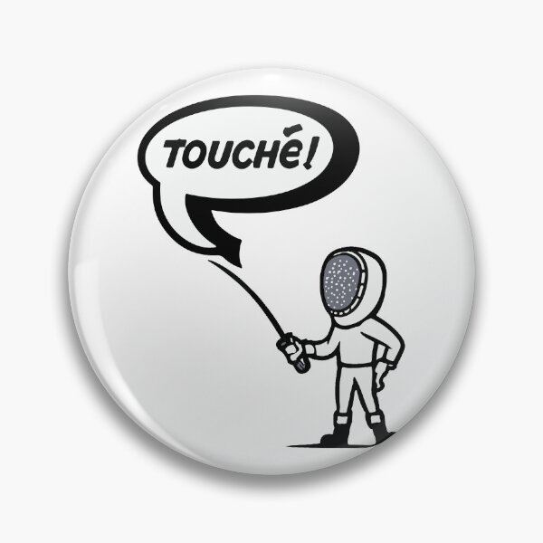 Item preview, Touché Comic Fencing Cartoon designed and sold by NiftyWrx.