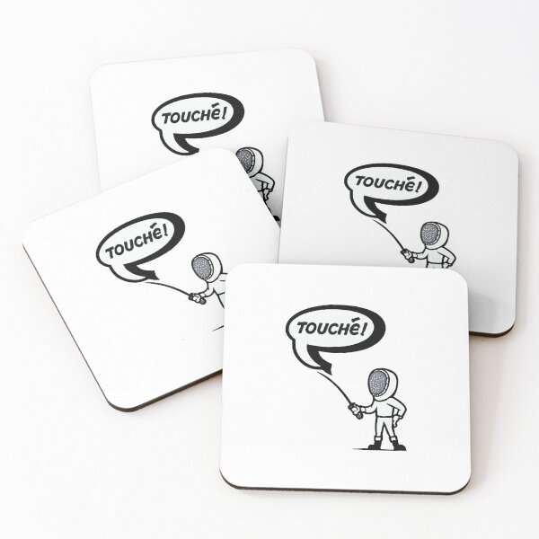 Item preview, Touché Comic Fencing Cartoon designed and sold by NiftyWrx.