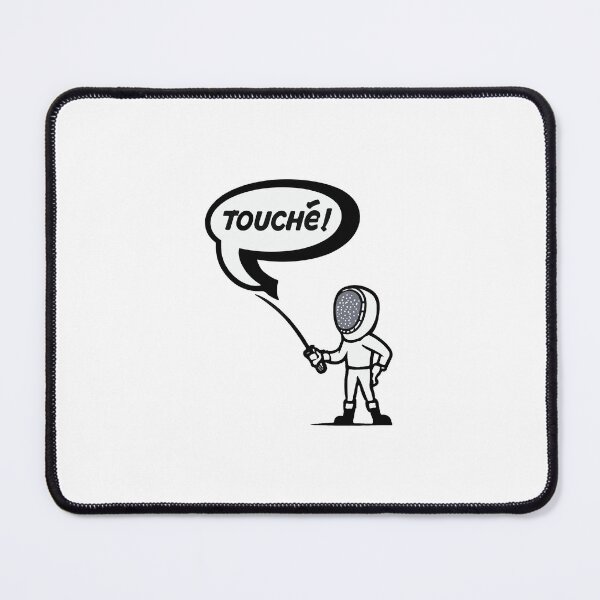 Item preview, Touché Comic Fencing Cartoon designed and sold by NiftyWrx.