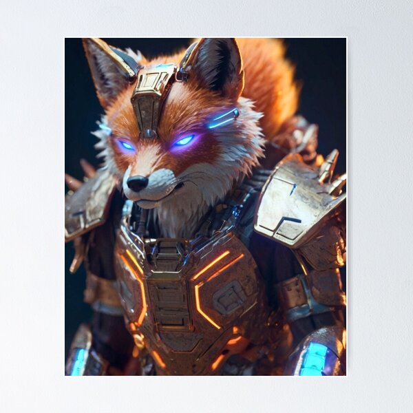 Item preview, Fox Portrait designed and sold by FoxVibes.