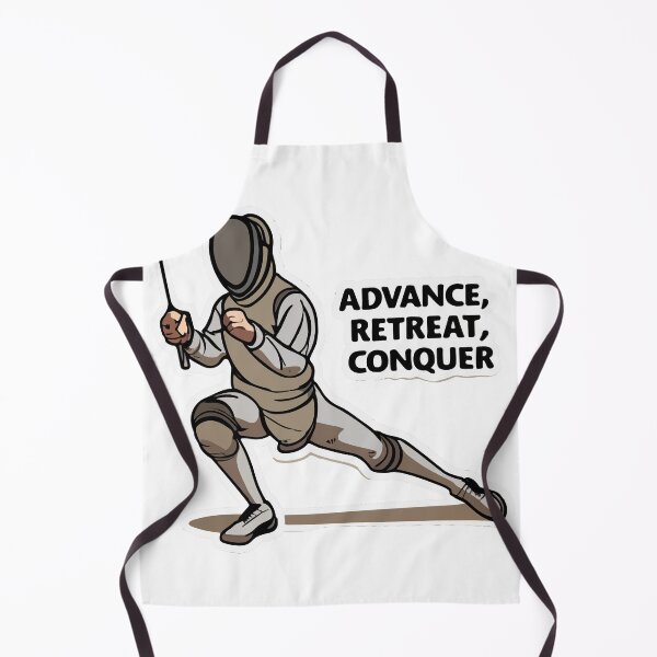 Item preview, Advance, Retreat, Conquer - Fencing Action designed and sold by NiftyWrx.