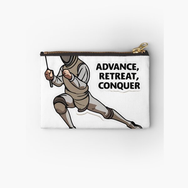 Item preview, Advance, Retreat, Conquer - Fencing Action designed and sold by NiftyWrx.