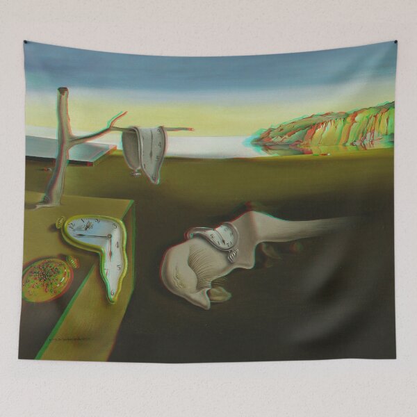 Item preview, Anaglyph 3D - Salvador Dali, "The Persistence of Memory" - Half Color red cyan designed and sold by Uruguay3Dy360.