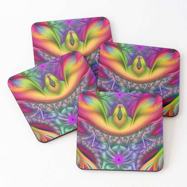 Item preview, Multicolored abstract bird designed and sold by Astralia.