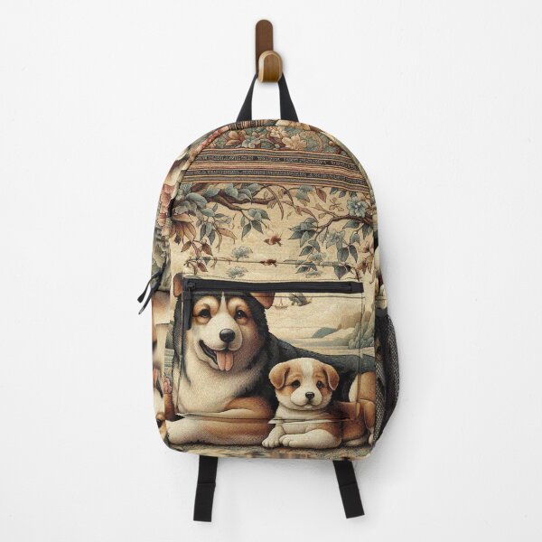 Artikelvorschau, Mama Hund und süßer Welpe Freizeit im Freien entworfen und verkauft von Illuministique.