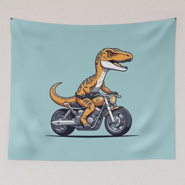 Item preview, Biker dinosaur designed and sold by Atlantico54.
