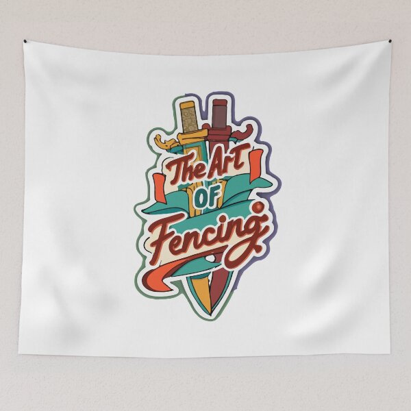 Item preview, Abstract Fencing Art - The Art of Fencing designed and sold by NiftyWrx.