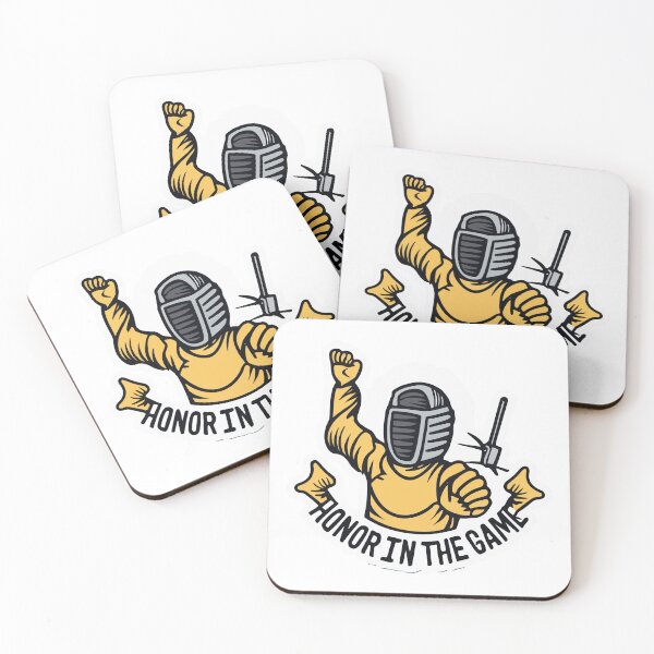 Item preview, Traditional Fencing Salute Emblem - 'Honor in the Game' designed and sold by NiftyWrx.