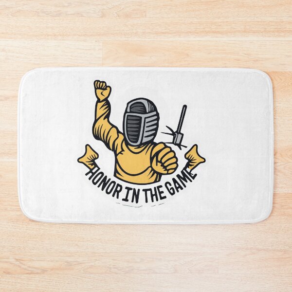 Item preview, Traditional Fencing Salute Emblem - 'Honor in the Game' designed and sold by NiftyWrx.