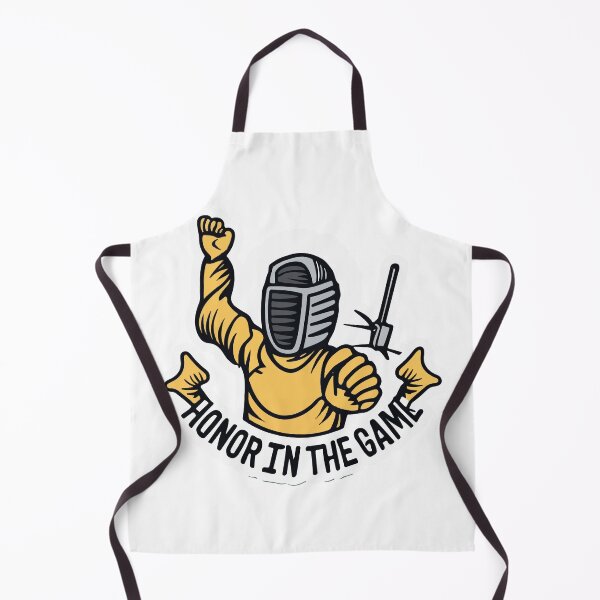 Item preview, Traditional Fencing Salute Emblem - 'Honor in the Game' designed and sold by NiftyWrx.