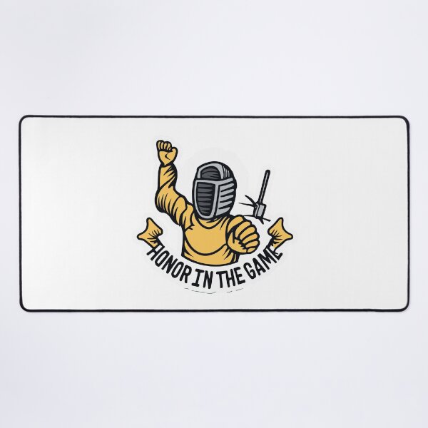 Item preview, Traditional Fencing Salute Emblem - 'Honor in the Game' designed and sold by NiftyWrx.