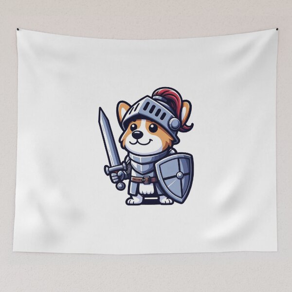 Item preview, Knight corgi designed and sold by FerdiEverywhere.