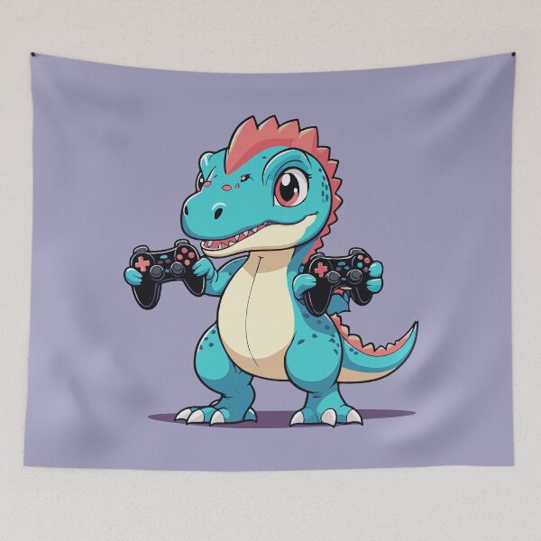 Item preview, Gaming Dinosaur  designed and sold by Atlantico54.