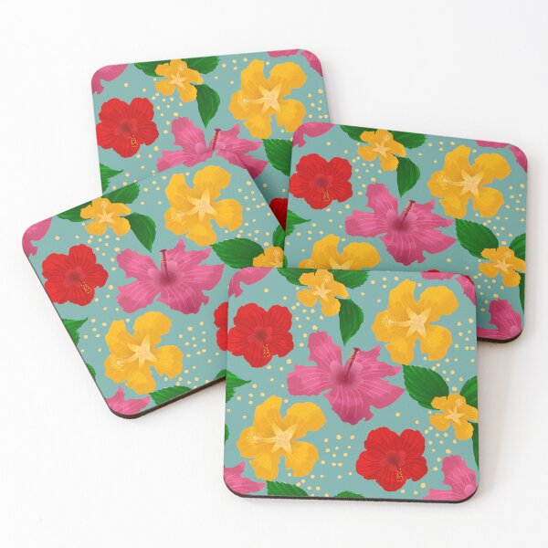 Item preview, Bright Hibiscus Flowers designed and sold by SquibbleDesign.