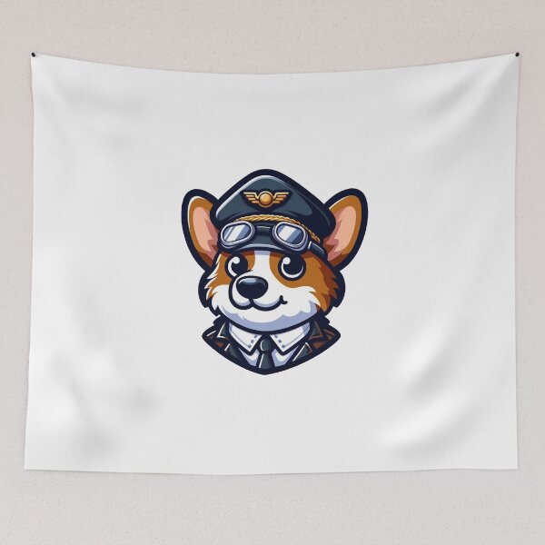 Item preview, corgi police officer designed and sold by FerdiEverywhere.