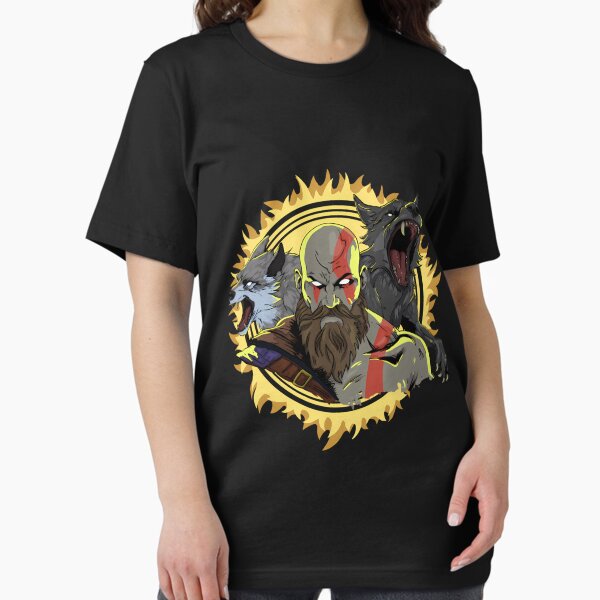 Vista previa del artículo con la obra «Kratos, Svanna y Speki», diseñado y vendido por HeleneSteu.