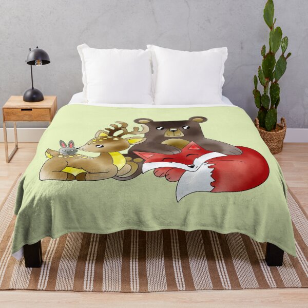 Item preview, Best Forest Friends With Green Background  designed and sold by missmann.