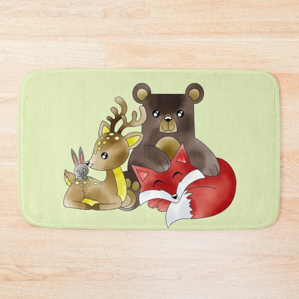Item preview, Best Forest Friends With Green Background  designed and sold by missmann.