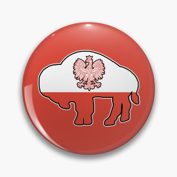 Item preview, Buffalo Polish Flag Silhouette designed and sold by bamatt30.