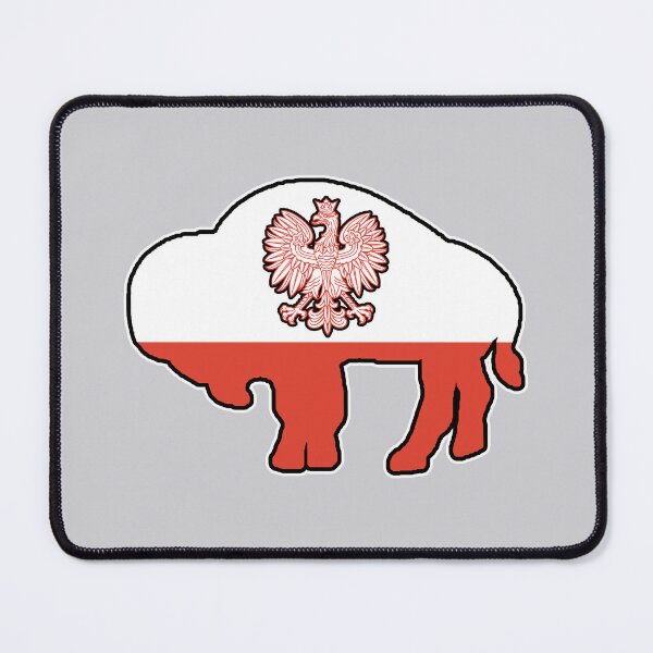 Item preview, Buffalo Polish Flag Silhouette designed and sold by bamatt30.